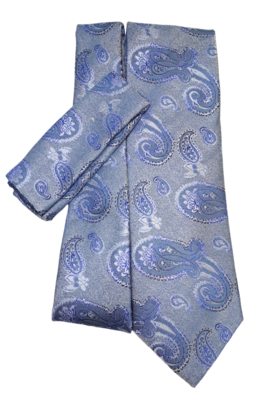 Barcelona Tie & Pocket Square - 2744