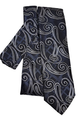 Barcelona Tie & Pocket Square - 2718