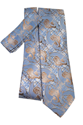 Barcelona Tie & Pocket Square - 2752