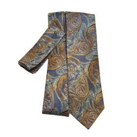 Barcelona Tie & Pocket Square - 2834