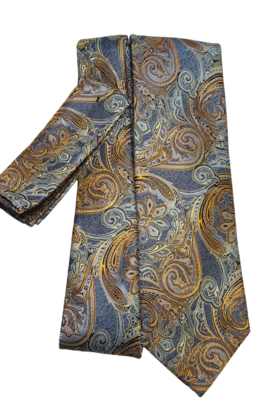 Barcelona Tie & Pocket Square - 2834