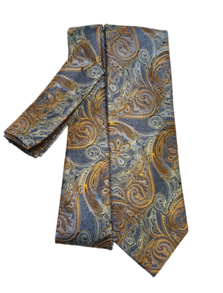 Barcelona Tie & Pocket Square - 2834