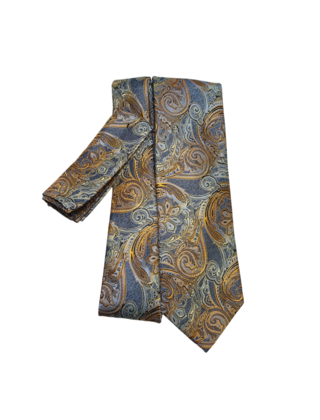 Barcelona Tie & Pocket Square - 2834