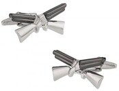 Crossed Shotgun Cufflinks Crossed Shotgun Cufflinks