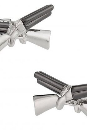 Crossed Shotgun Cufflinks