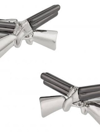 Crossed Shotgun Cufflinks