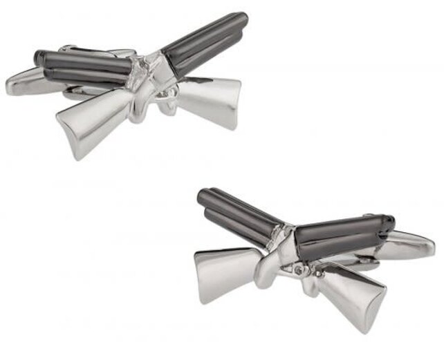 Crossed Shotgun Cufflinks Crossed Shotgun Cufflinks