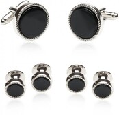 Conservative Formal Set of Cufflink Studs