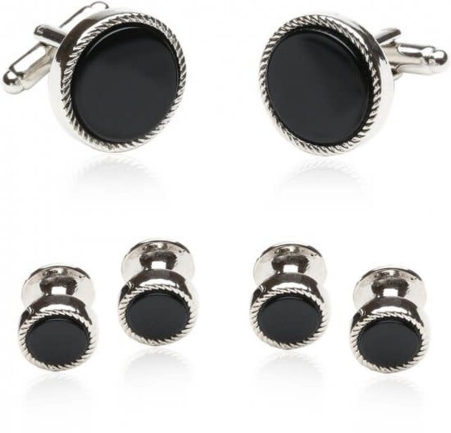 Conservative Formal Set of Cufflink Studs