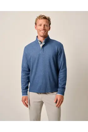 Johnnie-O - Banyan Henley Pullover - Ocean