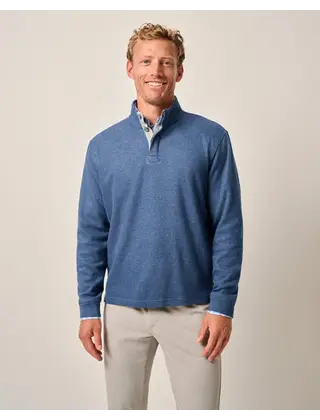 Johnnie-O - Banyan Henley Pullover - Ocean