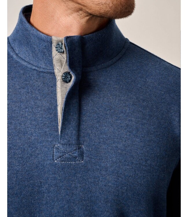 Johnnie-O Johnnie-O - Banyan Henley Pullover - Ocean