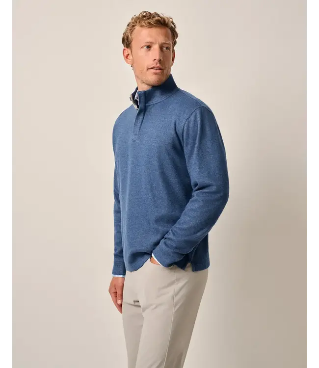 Johnnie-O Johnnie-O - Banyan Henley Pullover - Ocean