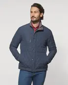 Johnnie-O - Juno Quilted Snap Jacket - Navy