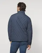 Johnnie-O - Juno Quilted Snap Jacket - Navy