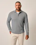 Johnnie-O  Middleton Cotton Stretch Flannel Pullover - Twilight
