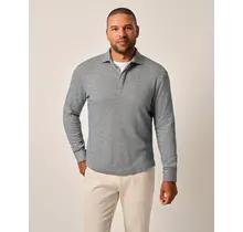 Johnnie-O  Middleton Cotton Stretch Flannel Pullover - Twilight