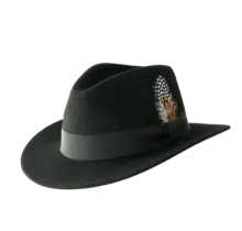 Magill Summit Fedora - Black/Black
