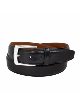 Vince Camuto - Shrunken Italian Full Grain Leather Belt - Black