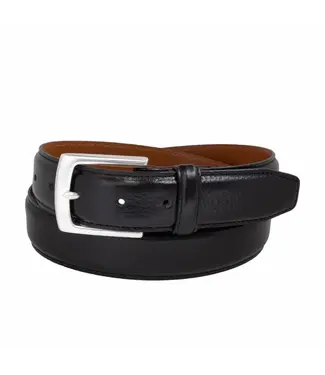 Vince Camuto - Shrunken Italian Full Grain Leather Belt - Black