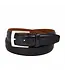 Vince Camuto - Shrunken Italian Full Grain Leather Belt - Black