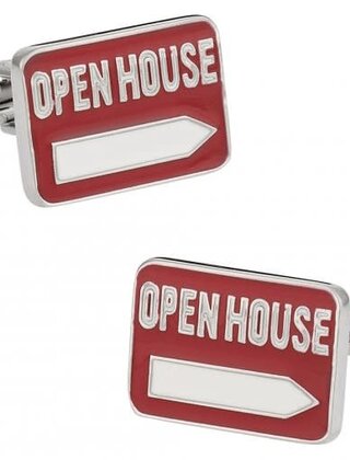 Realtor Open House Cufflinks