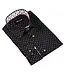 Eldorado Cotton Pattern Stretch Dress Shirt - Black