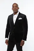 7 Downie St. Exton Velvet Dinner Jacket - Black 7 Downie St. Exton Velvet Dinner Jacket - Black