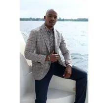 7 Downie St. Wool Sport Coat - Matthews - Beige