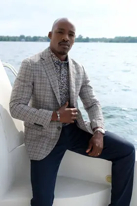 7 Downie St. Wool Sport Coat - Matthews - Beige