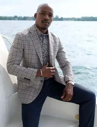 7 Downie St. Wool Sport Coat - Matthews - Beige