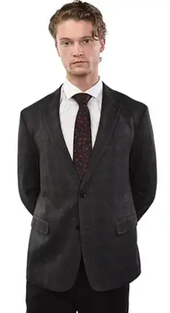 Eldorado - Shelby Plaid Stretch Sport Coat - Burgundy/Grey Eldorado - Shelby Plaid Stretch Sport Coat - Burgundy/Grey