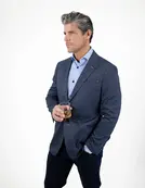 7 Downie St. Langford Houndstooth Knit Sport Coat - Navy 7 Downie St. Langford Houndstooth Knit Sport Coat - Navy