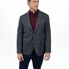 7 Downie St. Lynden Wool Blend Knit Sport Coat - Charcoal