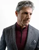 7 Downie St. Lynden Wool Blend Knit Sport Coat - Charcoal