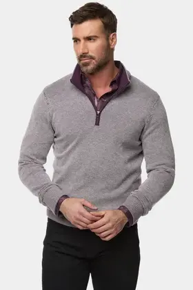 Robert Graham Shane Pullover - Dark Purple