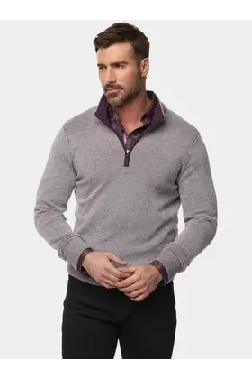 Robert Graham Shane Pullover - Dark Purple