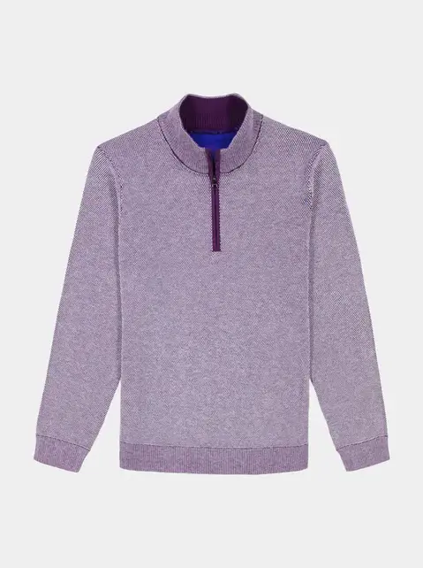 Robert Graham Shane Pullover - Dark Purple
