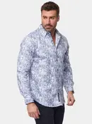 Robert Graham Long Sleeve Dress Shirt - Kano- Blue