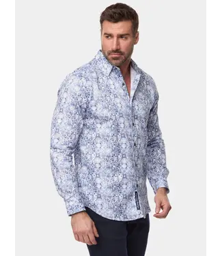 Robert Graham Robert Graham Long Sleeve Dress Shirt - Kano- Blue