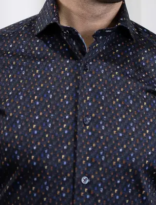 7 Downie St. Pattern Dress Shirt - FWOG 1069