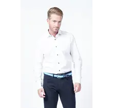 7 Downie St. Pattern Dress Shirt - FWOB 1025 - White
