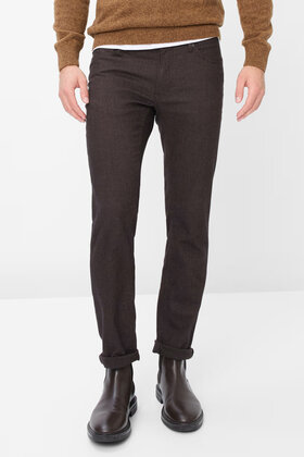 Brax Chuck Hi Flex Jersey Pants - Dark Navy