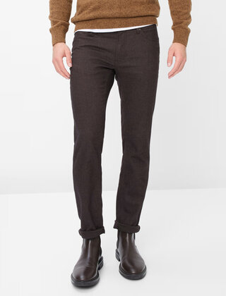 Brax Chuck Hi Flex Jersey Pants - Dark Navy