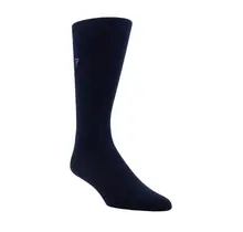 Perri’s Socks Everyday Men's Dress Crew - Navy