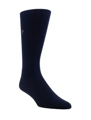 Perri’s Socks Everyday Men's Dress Crew - Navy