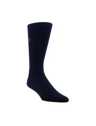 Perri’s Socks Everyday Men's Dress Crew - Navy
