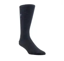 Perri’s Socks Everyday Men's Dress Crew - Charcoal Heather