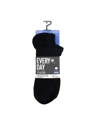 Perri’s Socks Everyday Signature Low Cut Liner - 3pk - Black
