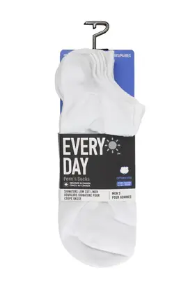 Perri’s Socks Everyday Signature Low Cut Liner - 3pk - White